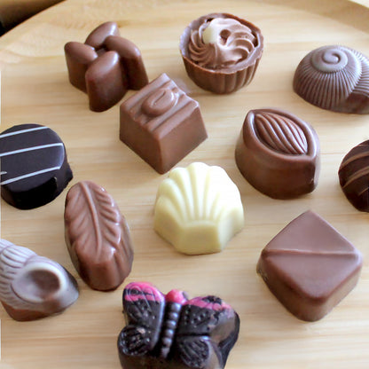 Handmade Artisanal Assorted Chocolate Gift Box, Chocolate Truffles & Candy 24 Pcs