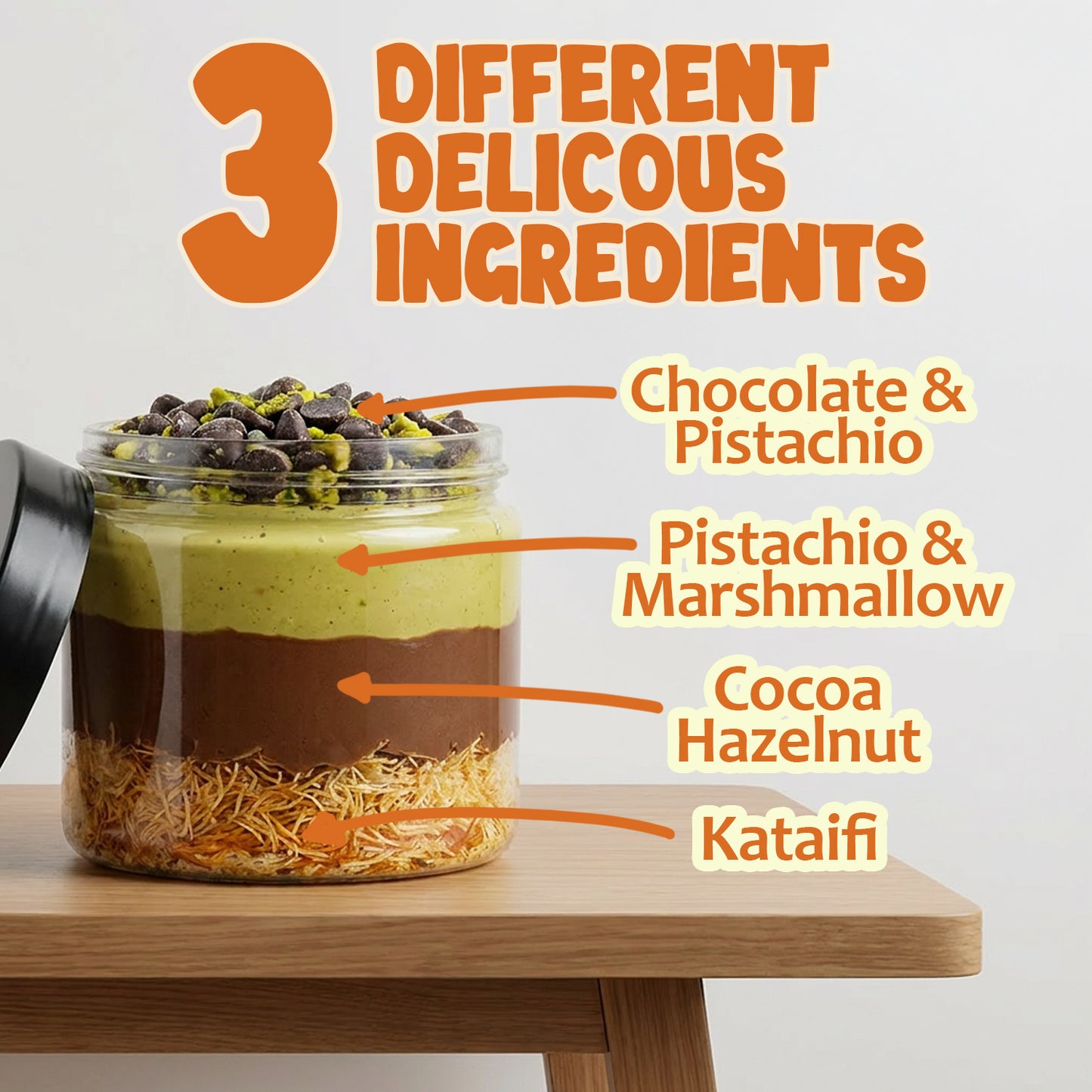 Ceres Gourmet Dubai Chocolate Pistachio Spread with Marshmallows (16oz)