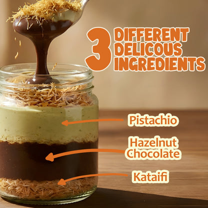 Viral Dubai Chocolate Spread: Pistachio, Hazelnut & Crunchy Kataifi (9.7 oz)