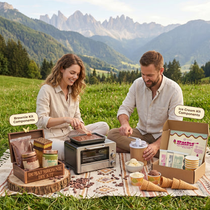 Ceres Gourmet Ultimate Dubai Dessert DIY Bundle: Brownie & Ice Cream Kits