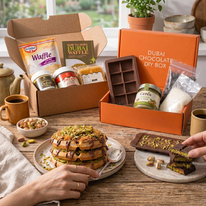 Ceres Gourmet Ultimate Dubai DIY Bundle: Waffle & Chocolate Bar Kits