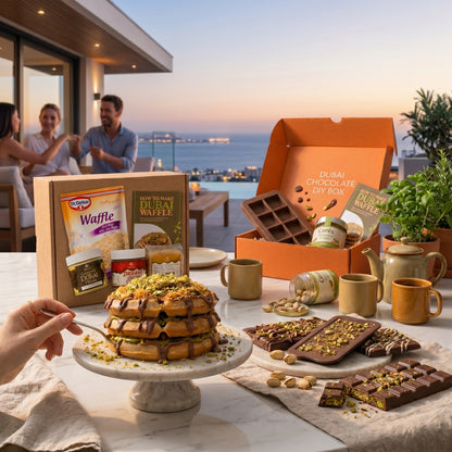 Ceres Gourmet Ultimate Dubai DIY Bundle: Waffle & Chocolate Bar Kits
