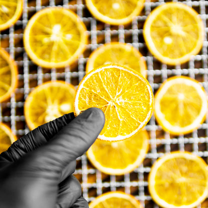 Dried Lemon Slices, Dehydrated Lemon Wheels for Cocktails (35 to 45 Slices) 3.5 Oz, Natural Dried Fruit Cocktail Garnish for Drinks, Decorations, Cake, Cooking, Tea - Ceres Gourmet