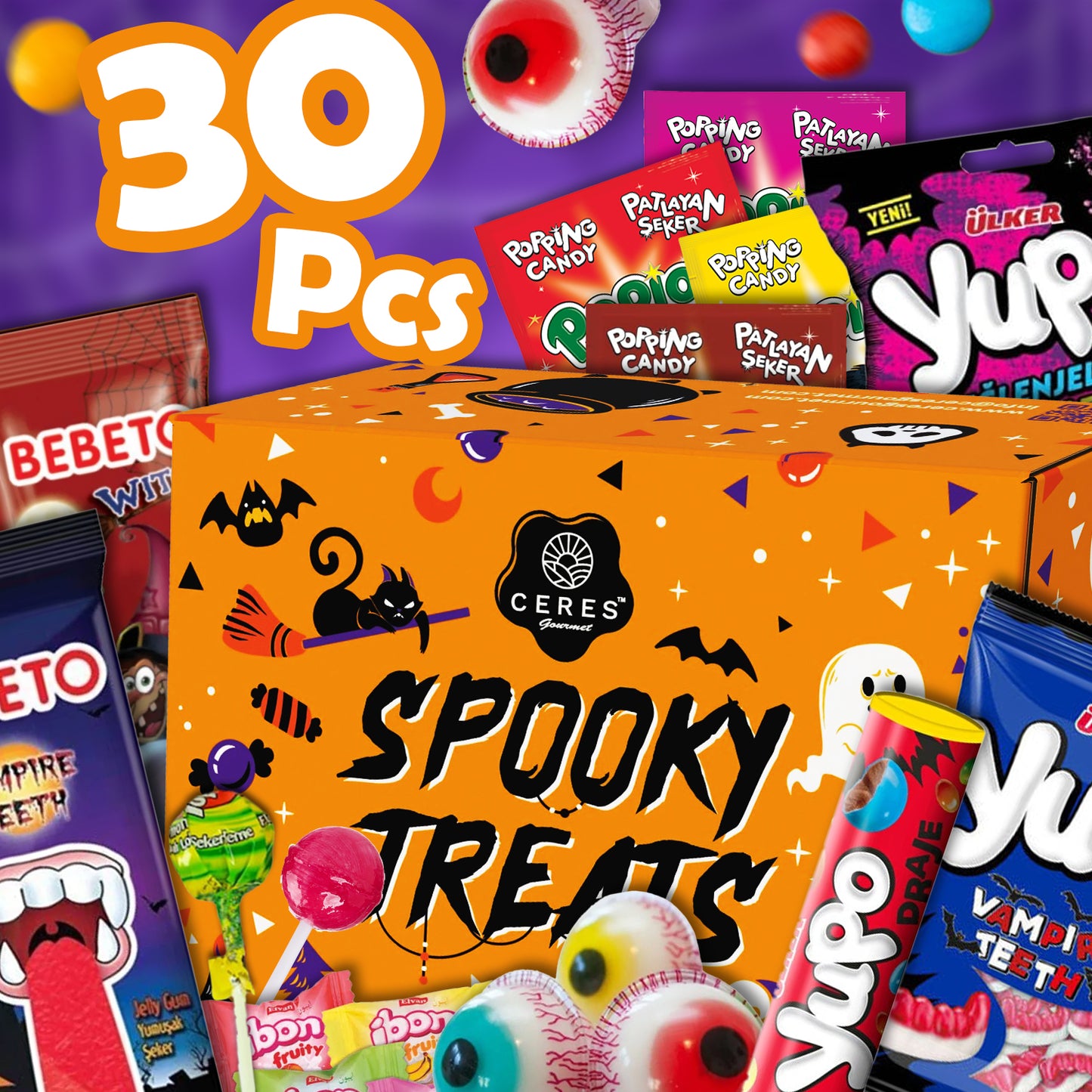 Internatinonal Candy Boxes Variety Pack 30 Pcs