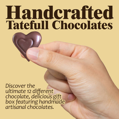 Handmade Artisanal Assorted Chocolate Gift Box, Chocolate Truffles & Candy 24 Pcs