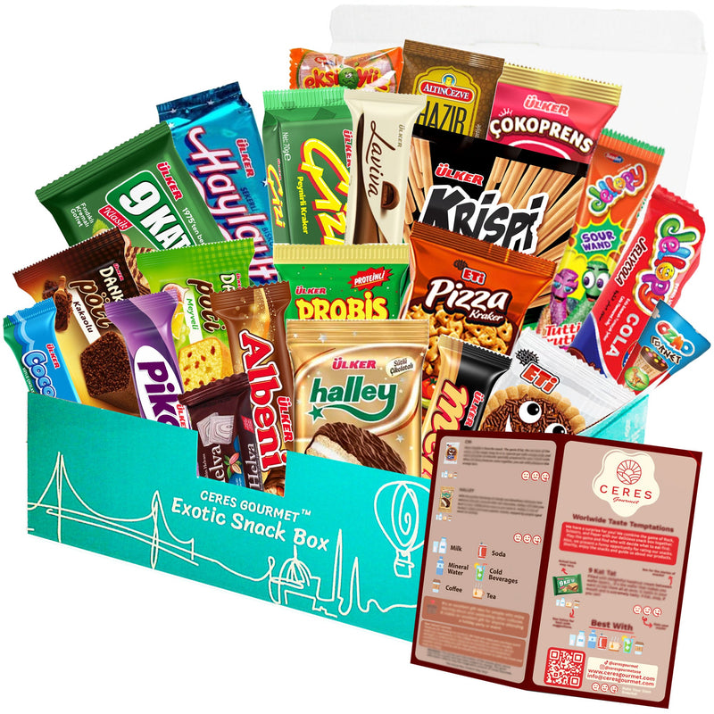50-Pack Snack Boxes from Around the World – Ceres Gourmet