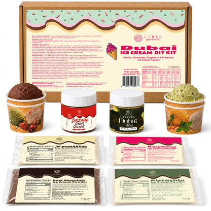 Ceres Gourmet Dubai Chocolate Ice Cream DIY Kit