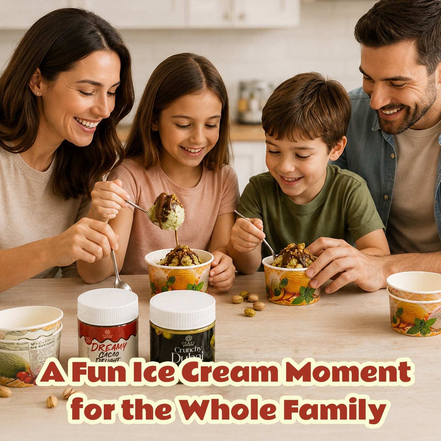 Ceres Gourmet Dubai Chocolate Ice Cream DIY Kit