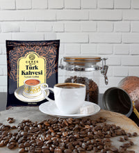 Traditional Turkish Coffee 3.5 Ounce (3 Pack), Authentic Roasted and Ground Coffee for Traditional Turkish Coffee Pot, Middleeastern Imported Fine Ground Coffee, 10.5 Oz (Classic Turkish Coffee)