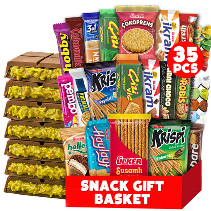 International Snack Box 35 Unique Pcs - Maxi Box