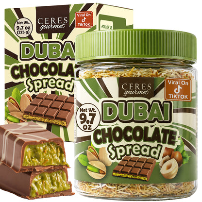 Dubai Spreadable Chocolate and Pistachio with Kataifi - 9.7 oz