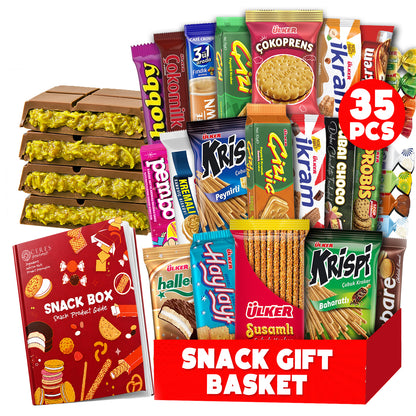 International Snack Box 35 Unique Pcs - Maxi Box