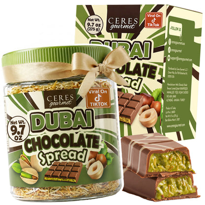 Dubai Spreadable Chocolate and Pistachio with Kataifi - 9.7 oz