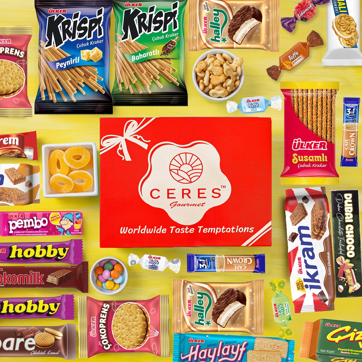 International Snack Box 35 Unique Pcs - Maxi Box