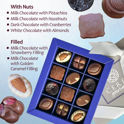 Ceres Gourmet Assorted Chocolate Gift Box 12 Pieces