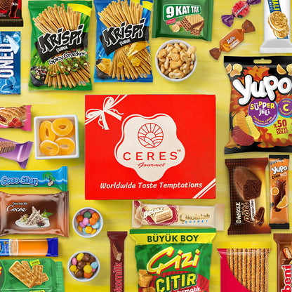 International Snack Box 30 Unique Pcs