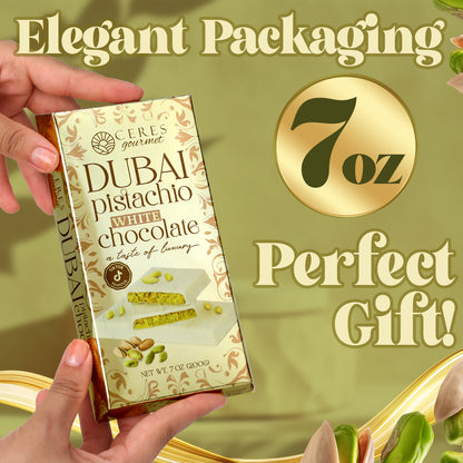 Dubai Chocolate Kunafa Pistachio Indulge in the irresistible delight 7oz Bar