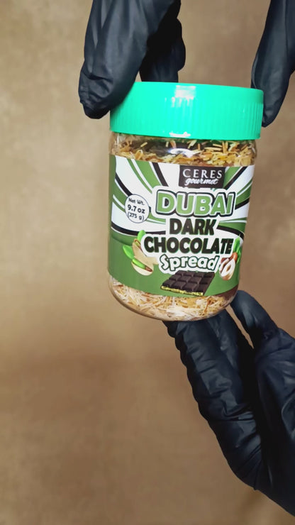 Dark Dubai Chocolate Spread 9.7 oz