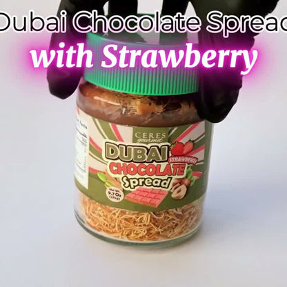 Dubai Chocolate Spread with Real Freeze-Dried Fruit Chunks – 9.7 oz