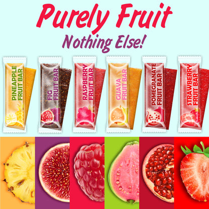 Fruit Strips Variety Pack - No Sugar Added 30 Pcs