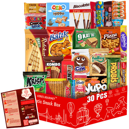 internaional snack boxes